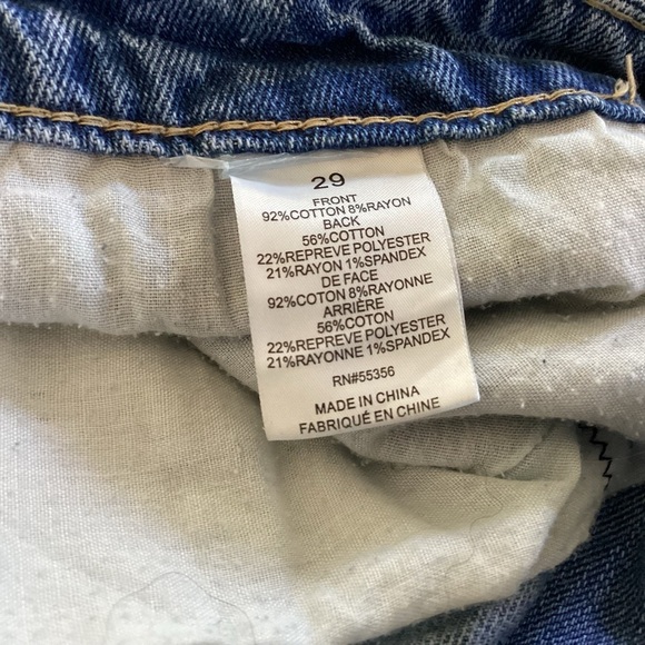 Upcycled denim jean patchwork / button embellished boho cottagecore maxiskirt 29 - Picture 15 of 15